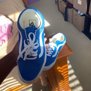 Blue suede vans💙